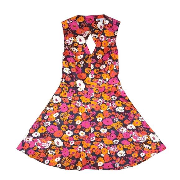 Draper James Floral Fit and Flare Summer Mini Dress - Picture 10 of 16